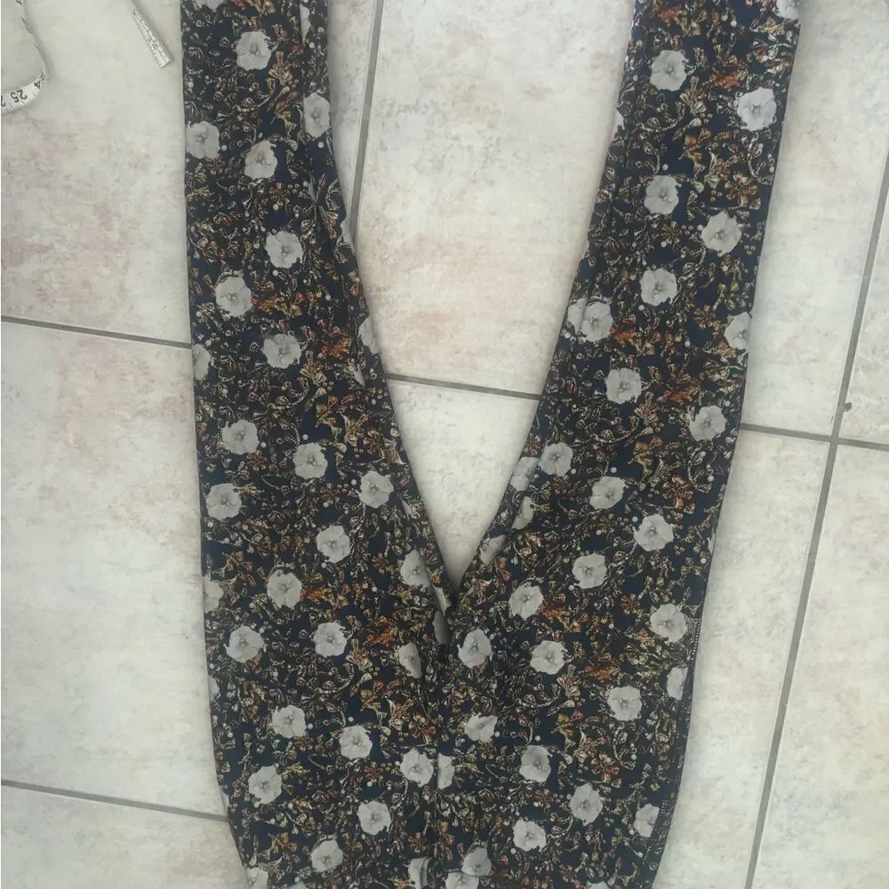 CYNTHIA ROWLEY FLORAL dress suit pants y2k bottoms flower trousers
